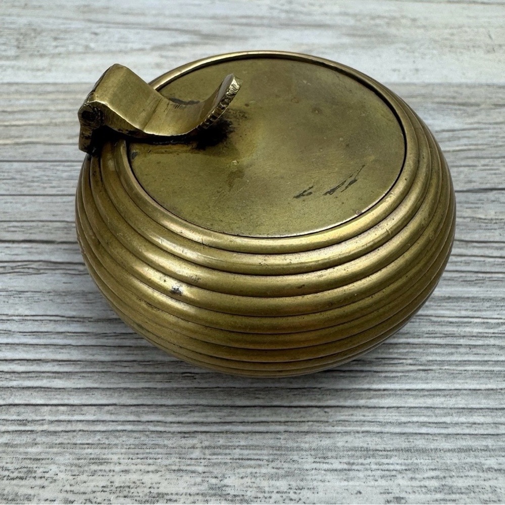 Vintage Brass Pocket Portable Ashtray